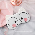 Funny Sleeping Eye Cover Adjustable Strap Eye Patch Cartoon Pig Soft Fur Eye Mask Blindfold